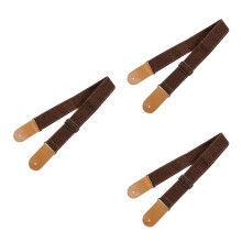 3Pièces Ceinture Guitare Réglable En Matériau Résistant Café