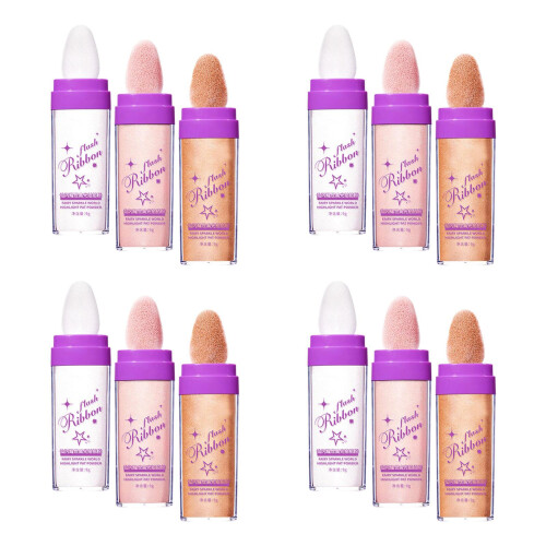 12Pièces Poudre Illuminateur Compacte Pour Et Corps
