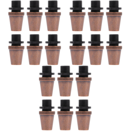 18Pièces Fixations Câble Pour Lampes Plafond Couleur Marron Clair
