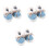 3Paires Chaussures Bébé Clair Coton 1