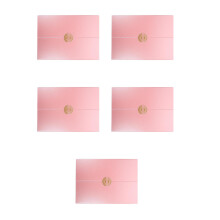 5Pièces Cartes Rose Pour Fête De Fin D'études, Messages Tendres