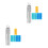 2Ensembles Colliers Pendentif Acier Inoxydable Coloré 1