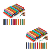 96Pièces Craies Solubles Multiusage Couleurs Assorties Pour Enfants