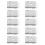 20Pcs Universal Blind Mounting Clips Silver Plastic Alloy for Curtains 1
