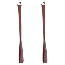 2Pièces Chausse-Pied En Bois Durable Manche Long Pour Et Voyage
