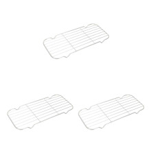 3Pièces Grille Acier Inoxydable Drainage Refroidissement Cuisine