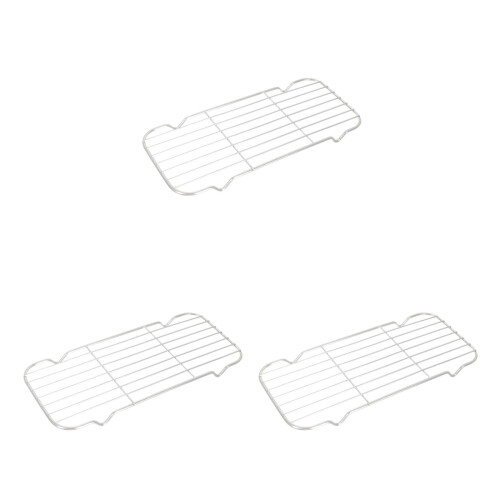 3Pièces Grille Acier Inoxydable Drainage Refroidissement Cuisine