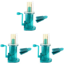 9Pièces Machine À Tricoter Manuelle Verte ABS Pour Bricolage Textile