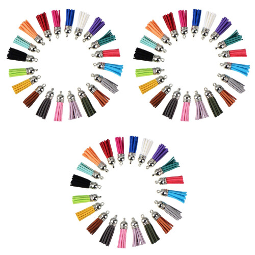 108Pièces Pendentifs Pompon DIY Multicolores Accessoires De Décoration