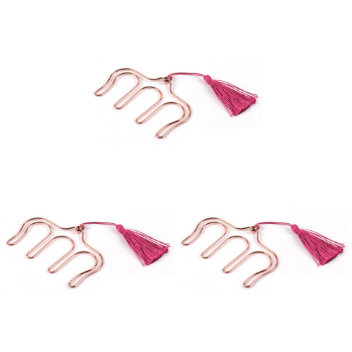 3Pièces -Page Pour Livre De , Clips Durables