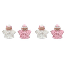 2Pièces Manteau Rose Veste Bébé Cape Chaude Longue Durée