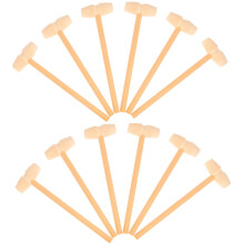 24Pièces Mini Marteaux En Bois Jouet Stimulation Motricité