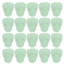20St Glow-in-The-Dark Luminous Skull Kinder Speelgoed Halloween Groen