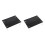 2Pièces Mini Table Pliante Camping Aluminium Noir Résistante Extérieur 1