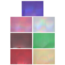 21Pièces Vinyles Décoratives Holographiques Adhesives Variées