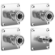 Supporto per lancia schiumogena per idropulitrice, attacco rapido da 1/4", compatibile con lance schiumogene e ugelli.