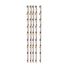 Canudos Florais para Festas - Pacote com 20 Canudos Descartáveis em Formato de Flor para Decoração de Aniversários, Chás de Bebê e Casamentos