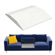 Coussin de soutien pour assise de canapé affaissée – Remplace en mousse haute densité incurvée pour fauteuils d'angle, compatible avec la