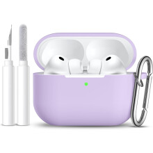 Funda de silicona a prueba de golpes para AirPods Pro3 con kit de limpieza y