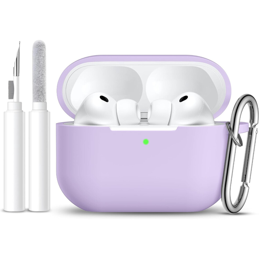 Shockproof Silicone Case For Airpods Pro 3 (2025), With Cleaner Kit & Keychain Â Navy Blue 9340959164981