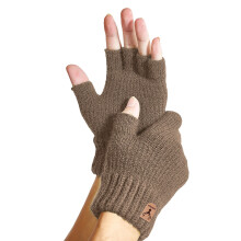 Unisex pletené rukavice bez prstů, zimní teplé, jedna velikost