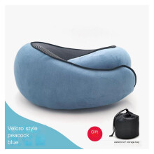 GUANGHUI Polštář na krk do auta – Inteligentní paměťová pěna, prodyšný potah, ergonomická opora 360, přenosný na cesty letadlem i