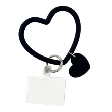 Bracelet de téléphone portable en peluche, fait main, garni de feutre et de coton, chaud pour les mains