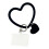 Pulseira de pelúcia para celular, feita à mão com feltro e enchimento de algodão, quentinha e confortável. 1