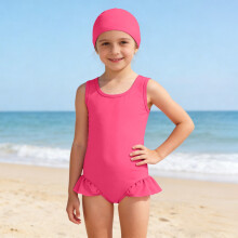 Badeanzug, einteiliger Badeanzug für Mädchen, schnelltrocknend, Kinderbikini, Sommer-Strandbademode, 11-12 Jahre