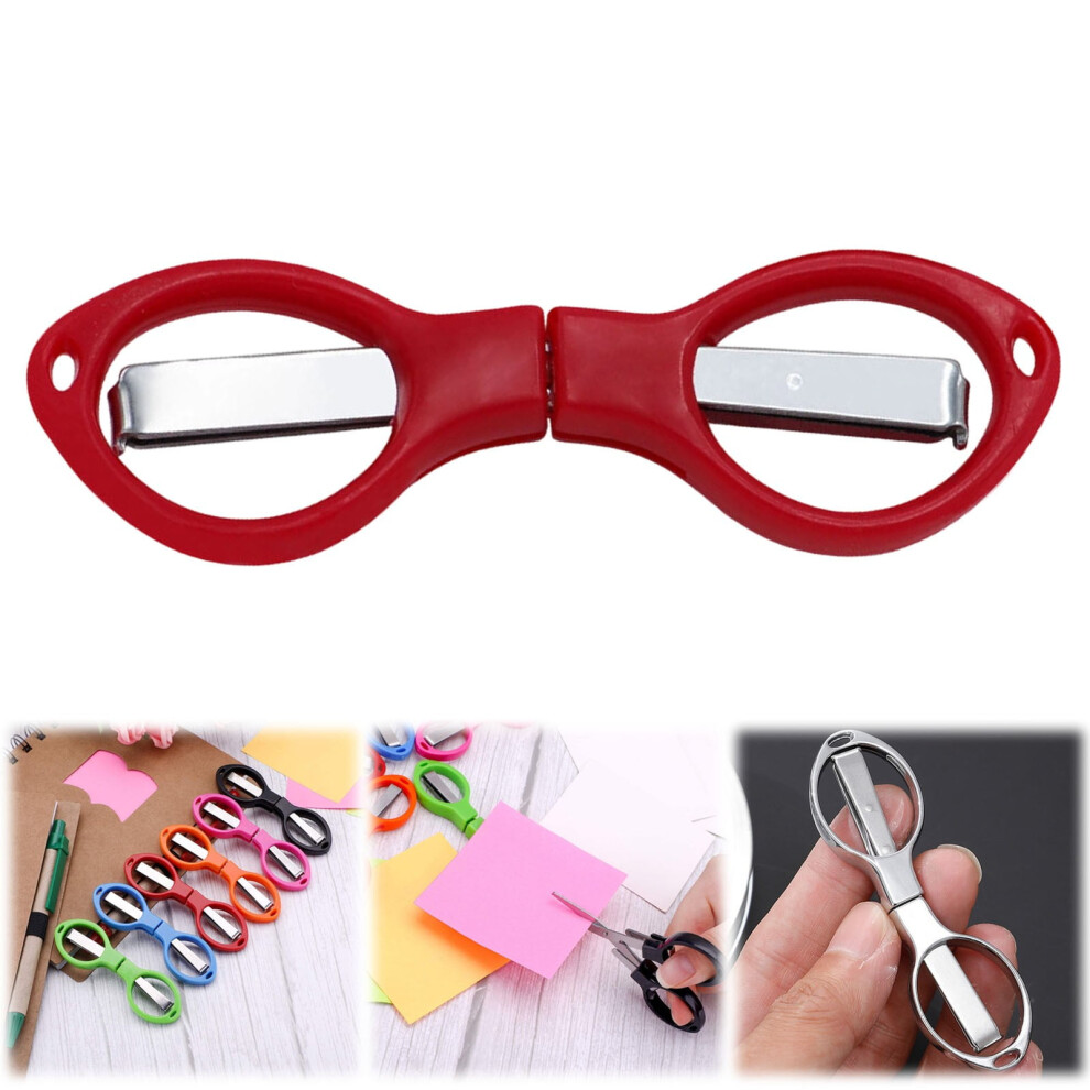 Folding Scissors, Portable Heavy-Duty Telescopic Cutter, Safety Foldable Pocket Scissors For Home/Office/Craft/Sewing/Travel Â 1 Pc, 3.44X1.04" 9499224060388