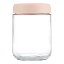 Glazen pot met luchtdicht deksel en brede opening 3,34 x 4,72 inch