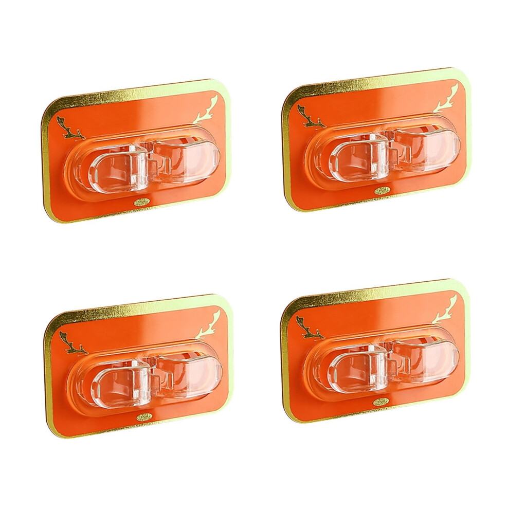 Hangers 4Pc Data Cable Wire Cable Manager Punch-Free Network Cable Routing Mobile Phone Cable Storage Holder 9327961636422