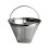 Safe304Stainless Steels Καθαρό Φίλτρο Καφέ, Επαναχρησιμοποιήσιμο Στραγγιστήρι σε Σχήμα 1