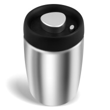 latas de acero inoxidable para almacenar té, tarro hermético para café, recipiente a prueba de humedad para almacenar granos de café, gran