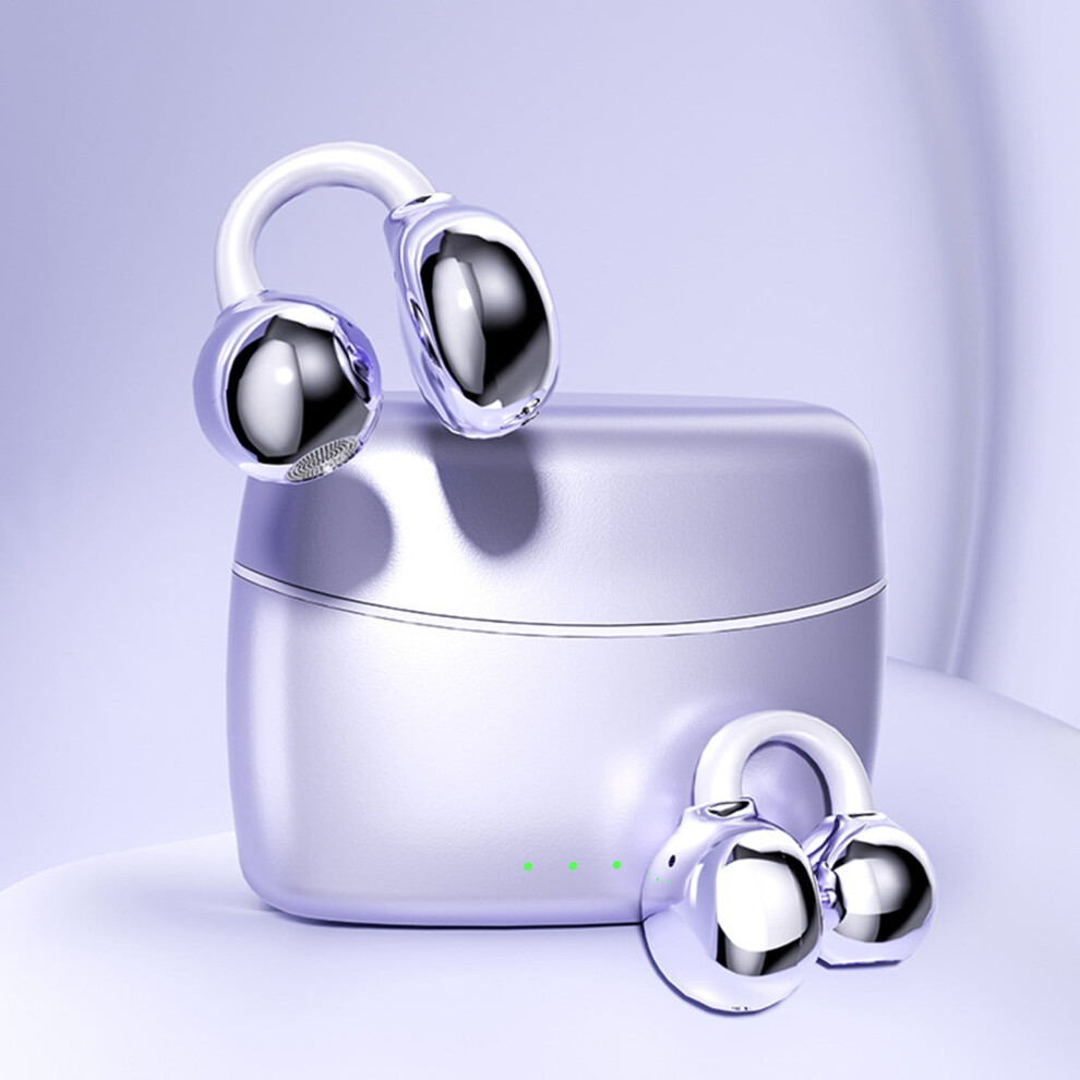 Earclip Bluetooth 5.4 Earphones, Low Latency, Open-Ear, Dual Mic, Noise Reduction, Type-C Charging 9327961636071