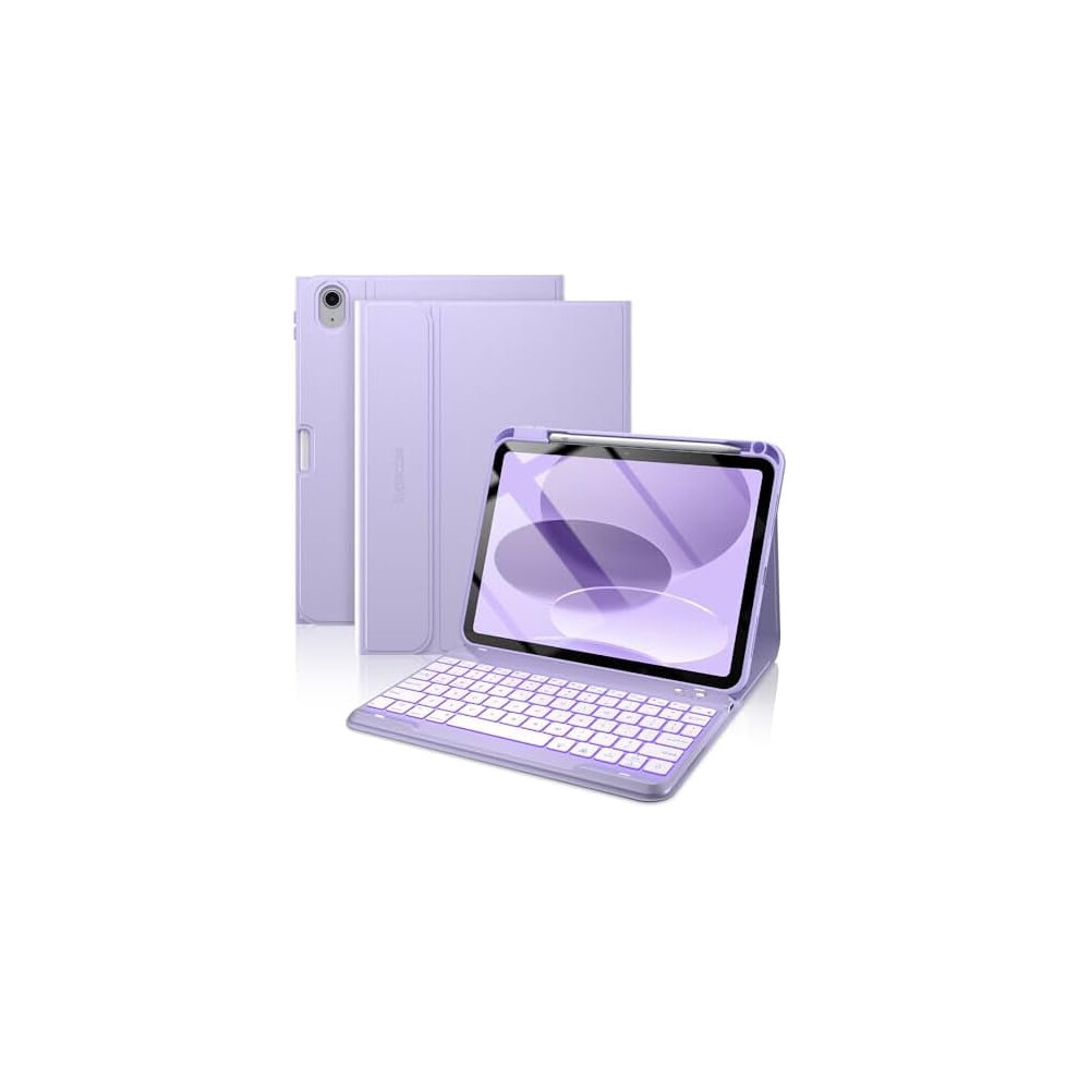 Folio Keyboard Case For Ipad 10Th & 11Th Gen, Magnetic 908436664066