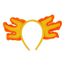Pluche salamander haarband voor volwassenen, kostuumaccessoires, hoofddeksel, gezichtswasband voor vrouwen, schattige haarband met salamanderthema