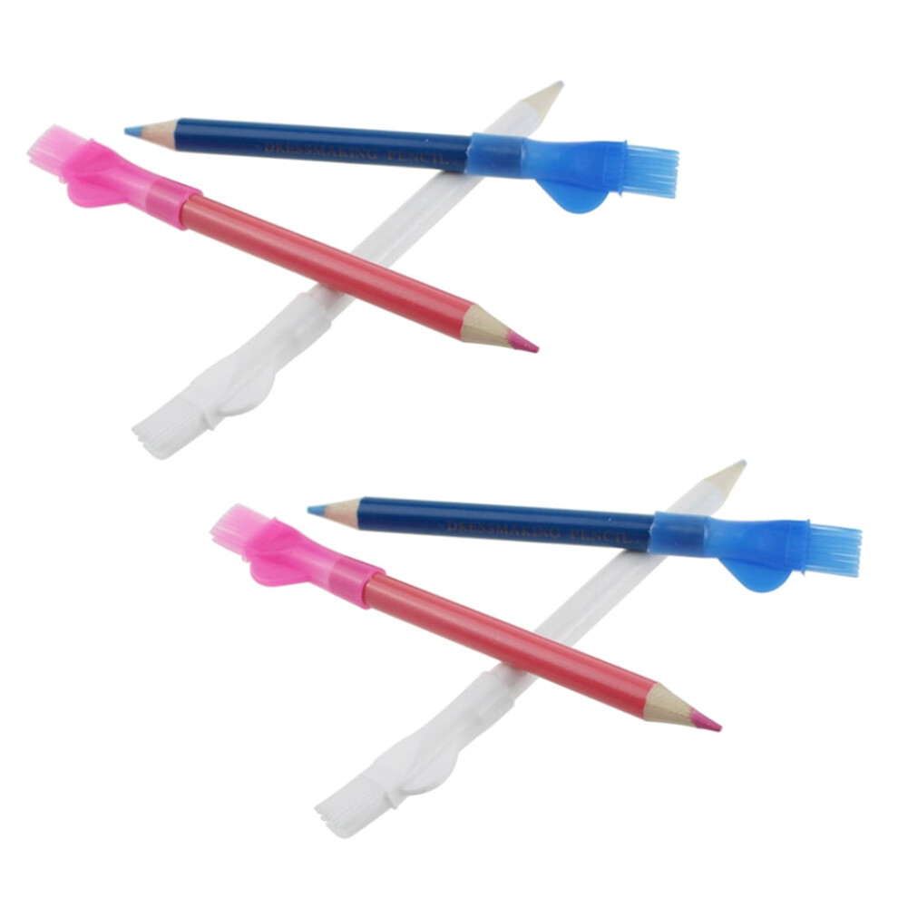 Fabric Pencils with Brush Cap, Erasable Sewing Mark Pencil for Fabric Tracing-image-OPC-PS85MGV-NEW