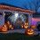 Halloween Garage Banner 210x480cm Stofbaggrund 1