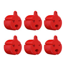 Fishing Rod Stand Protectors Silicone Fishing Tie Fixed Balls Fishing Clip Fasteners Tackle Tool Fishing U7Q4 Rod