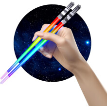 Baguettes lumineuses LED réutilisables pour sushis (1 paire)