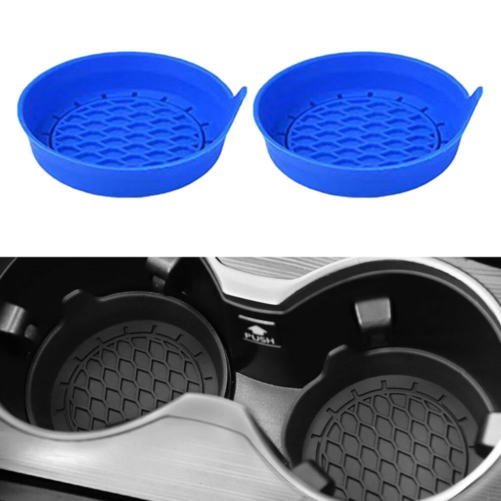 Universal Silicone Car Cup Holder Coasters Non-Slip Insert 2Pack 9499224060302