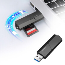 Hochgeschwindigkeits-USB-Kartenleser – Kompatibel mit Mobilgeräten und Computern – Schnelle Datenübertragung