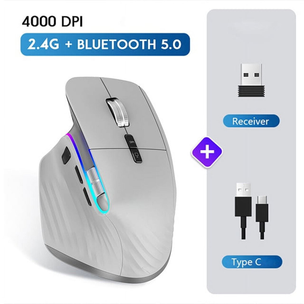 Wireless Mouse Bluetooth 5.0/3.0 And 2.4G Optical 939152601752