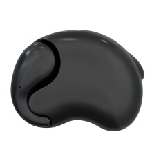 Äkta trådlösa Bluetooth 5.4-hörlurar, semi-in-ear, låg latens, långt batteri, kompakta och lätta med laddningsfodral