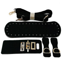 Crossbody Bag Sewing Set With Pre Cut PU Leather Knitting Crochet Bag Hand Sewing Tool For Fashion Handbag Design