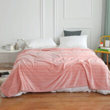 Fleece Comforter Blanket -Super Soft & Warm Fluffy Bedding, Luxury Fuzzy Heavy Blanket for Winter (Pink)