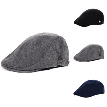 Rote Leder-Ivy-Cap-Baskenmütze – Unisex-Schiebermütze, Ganzjahresmütze