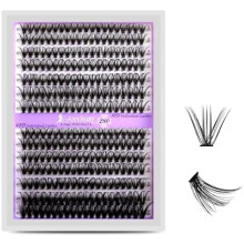 Jemné shluky řas (280 ks, 10-18 mm, 30D/40D, 0,07D) k samolepicí aplikaci – kompatibilní se Sylph30D a 40D