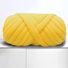 Priadza na pletenie na ruky pre hrubé pletené uzly, DIY, mäkká extra bavlnená prateľná objemná trubicová priadza na tkanie, háčkovanie,